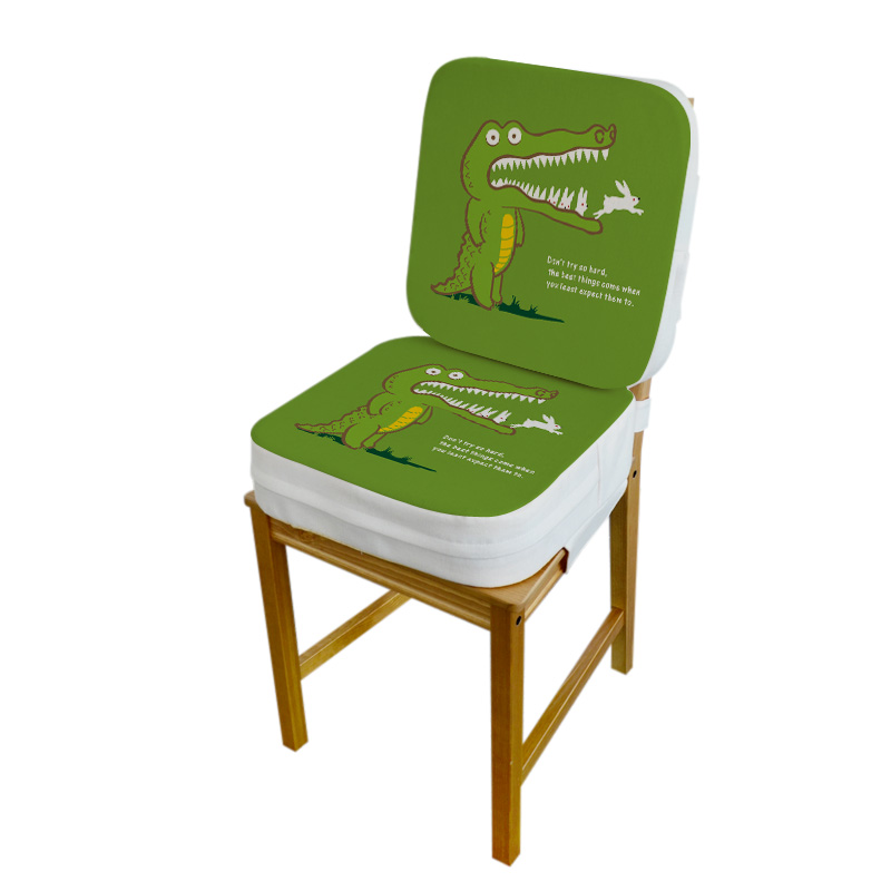 Baby seat cushion cartoon heightening seat cushion thickening children's dining chair cushion car heightening breathable cushion removable and washable custom-made