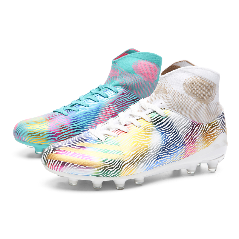 Mandarin duck venom women's football shoes men's long nails TF broken nails student C Ronaldo Assassin AG short nails five-a-side training