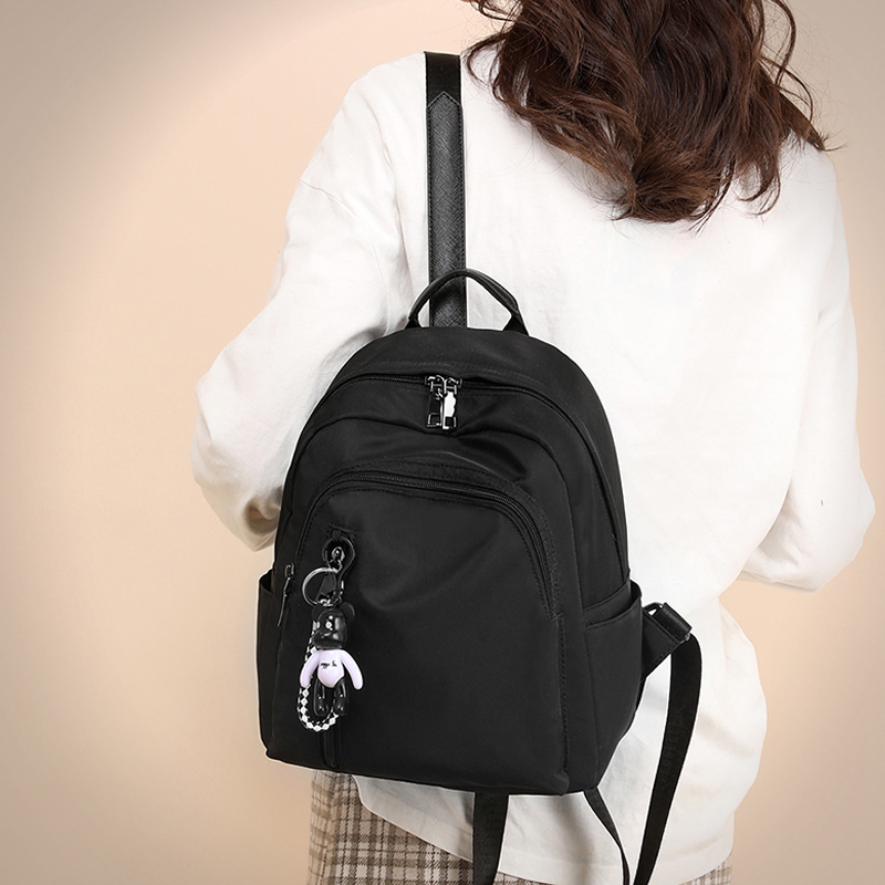 Twice Shoulders Female 21 New Korean Version Of The Tide Fashion Oxford Cloth Small Backpack Ladies Nylon Bag Wild Canvas Bag Twice Shoulders Female 21 New Korean Version Of The Tide Fashion Oxford Cloth Small Backpack Ladies Nylon Bag Wild Canvas Bag