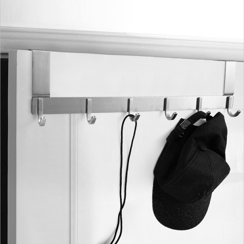 304 stainless steel nail-free hanging clothes hook house door rear hanger free from punching bedroom back door large coat lengthening hook