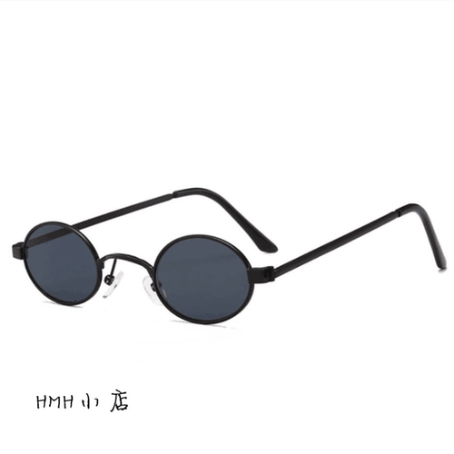 Брендовые металлические ретро солнцезащитные очки подходит для мужчин и женщин для влюбленных на солнечной энергии