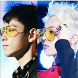 Корейский прилив GD Quan Zhilong Top Top Top Agy Night Vision очки жаба зеркало желтое прозрачное ночное зрение солнцезащитные очки