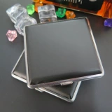 Модный креативный портсигар из нержавеющей стали, автоматическая нескользящая подарочная коробка, подарок на день рождения