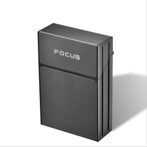 Creative Ultra -Thin Metal Cigarette Box 20 Женские тонкие сигареты сигареты сигареты индивидуальная флип -крышка против распыления настройки