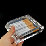 Высококлассный акриловый пластиковый прозрачный портативный ультратонкий креативный портсигар, простой и элегантный дизайн