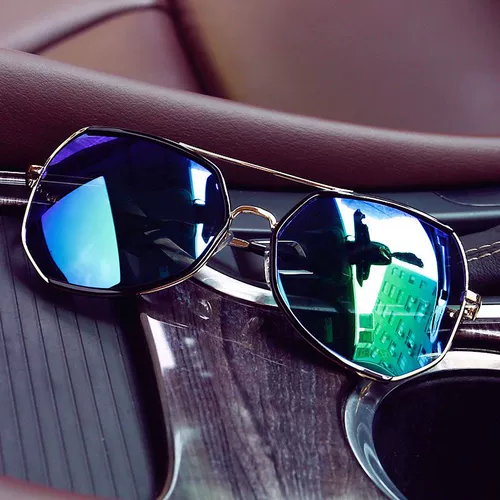 TikTok, солнцезащитные очки подходит для мужчин и женщин для влюбленных, 2020, в корейском стиле