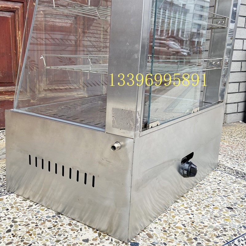 Food gas insulation cabinet commercial insulation box display cabinet insulation cabinet gas desktop insulation cabinet chestnut display cabinet