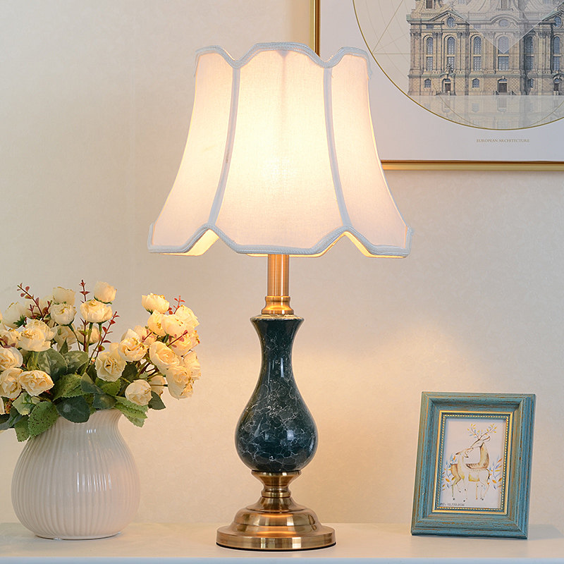 American Bedroom Bedlights Home Cozy Retro Minimalist Modern Creative Living Room Bookroom Adjustable Light Ceramic Table Lamp