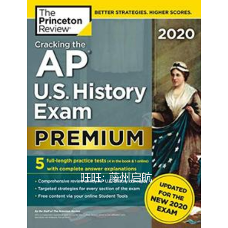 Cracking the AP U.S. History Exam 2020 eBook Light