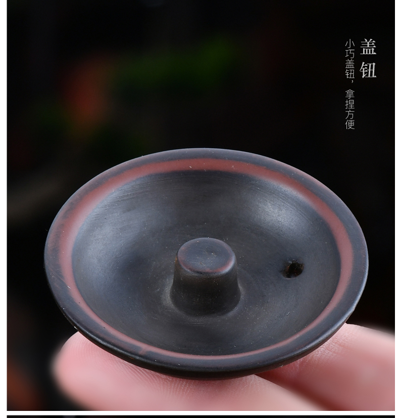 Xu ink to build water purple pottery teapot teacup kung fu tea set household manual single pot of restoring ancient ways is simple little teapot