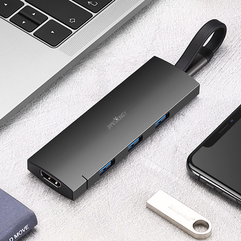 Base donkey typeec docking station USB-C to HDMI sub line Thunder 3 interface converter for Huawei mate Apple Macbook notebook dex screen VGA