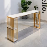 Светлый роскошный бар и стул Комбинированные домохозяйственные мраморные перегородки от салона красоты.