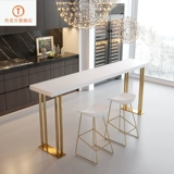 Светлый роскошный бар и стул Комбинированные домохозяйственные перегородки с твердым древесином молоко