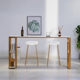 Светлый роскошный бар и стул Комбинированные домохозяйственные мраморные перегородки от салона красоты.