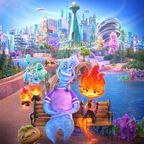 Cantonese animation Elemental City 2023 single disc DVD