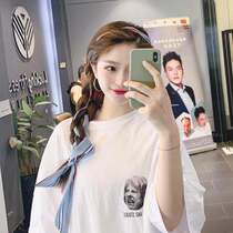  Hairband female tied hair fairy forest super fairy scarf extended 2 meters long hair braided summer gentle long simple