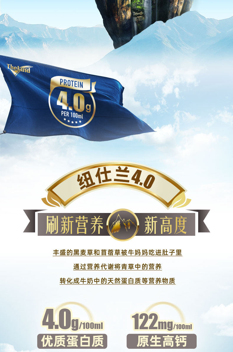 安享好物 安享B级纯奶-纽仕兰全脂牛奶