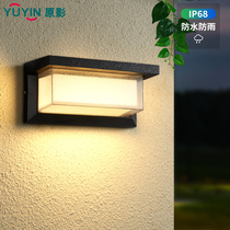 Outdoor wall lamp human body sensing waterproof LED balcony aisle upgrade super bright Wall outdoor courtyard terrace wall lamp