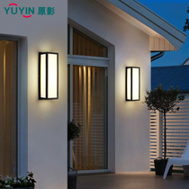 Outdoor wall lamp waterproof human body induction garden light Gate corridor LED outdoor aisle terrace wall balcony