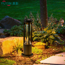 Led outdoor waterproof straw terrace light meadow light modern minimalist courtyard light garden light outdoor view lantern park light