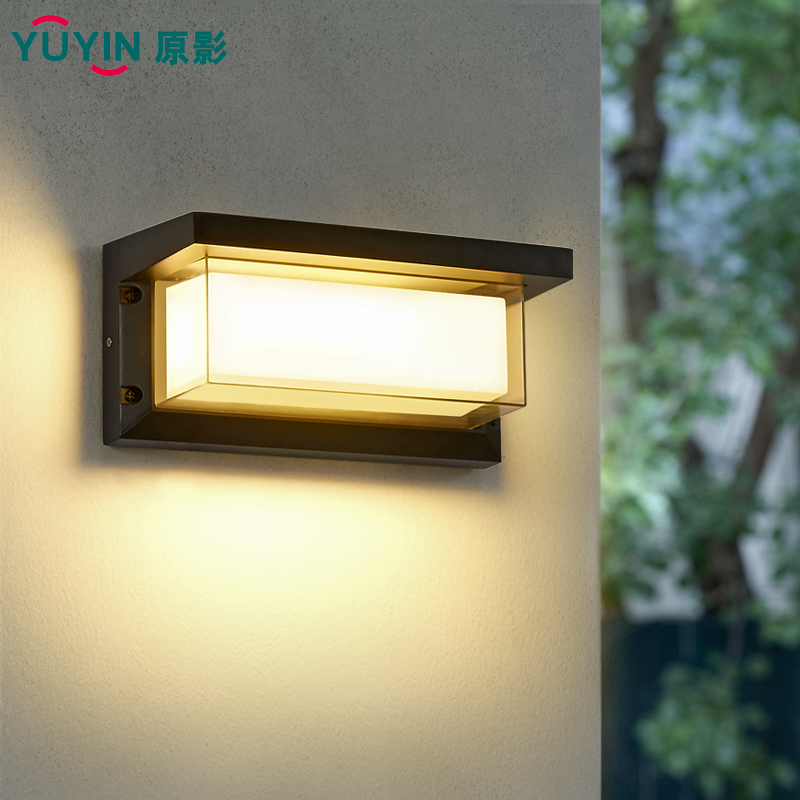 Outdoor wall lamp waterproof LED balcony stairway induction upgrade ultra-bright wall outdoor patio terrace door posts