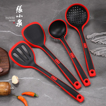 Zhang Koizumi Silicone Spade Spoon Pan Shovel Home Non Stick Pan Shovel Kitchen Fried Chinese Shoveling Soup Spoon Frying Scoop Large Leaking Spoon Shovel