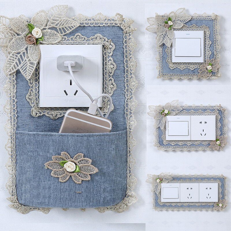 TV socket shielded decoration multifunction patch wall switch decorative frame protective sleeve anti-dirty cloth socket patch fixed