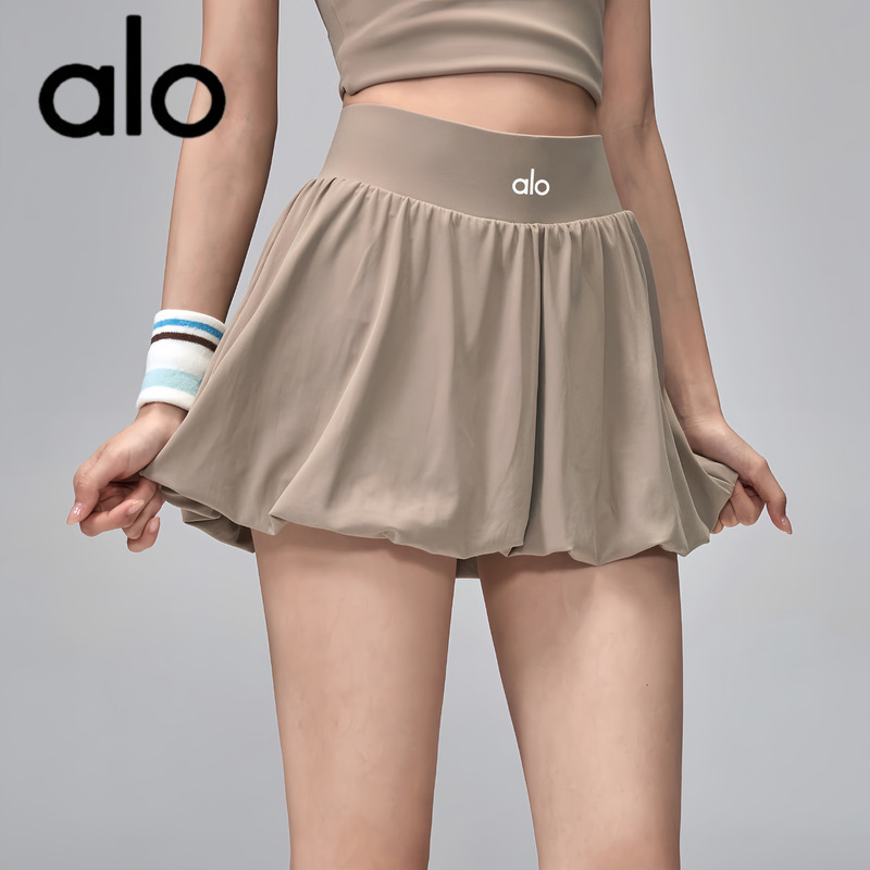 Aio High-Waisted Sports Short Skirt, Anti-Exposure, Fluffy Flower Bud Skirt, Running, Tennis, Yoga Skirt Set, Summer Aio High-Waisted Sports Short Skirt, Anti-Exposure, Fluffy Flower Bud Skirt, Running, Tennis, Yoga Skirt Set, Summer
