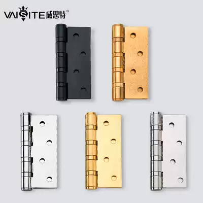 Wester 304 Stainless Steel Wooden Door Flat Open Hinge Thickened Door Hinge 4 Inch 5 Inch Silent Folding Sheet Single Chip