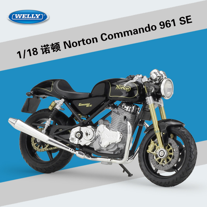 Willie WELLY1:18 Norton Norton Commando 961 SE Simulation Alloy Motorcycle Model