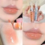 Нанесите отличный метод, чтобы вода нежна ~ Геллы нанесите блеск для губ и глянец с губами с тонким и прозрачным маслом для губ