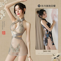 【Grey Cheongsam+Printing Cheongsam】+Отправить чулки Wells