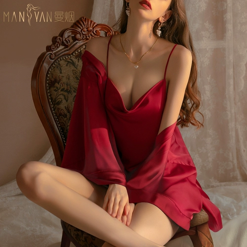 曼烟 Сексуальная пижама, элитный комплект, нижнее белье, униформа