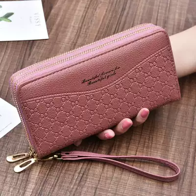 Benlei wallet female long version 2021 new large capacity double zipper hand bag multi-function mother wallet
