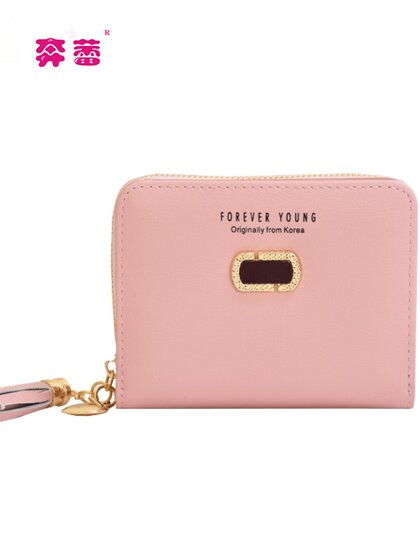 小钱包女士2025新款零钱包学生可爱女款二合一卡包女一体包收纳包