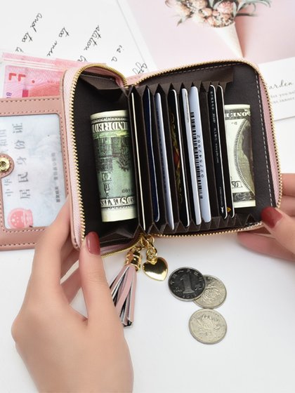 小钱包女士2025新款零钱包学生可爱女款二合一卡包女一体包收纳包