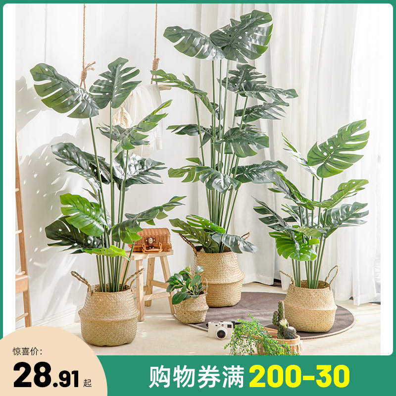 Simulation tree tree simulation tree tree in the living room of potted plant pot plant pot plant pot plant pot