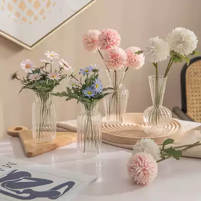 ins chamomile daisy flower fake flower simulation bouquet living room decorations ornaments plastic dry flower table furnishings