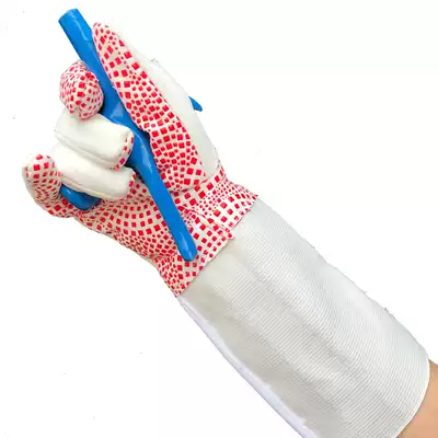 allstar same fencing gloves children adult foil epee gloves palm point plastic non-slip finger thickening