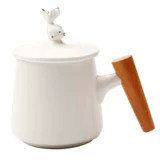 奚遇 Японская в стиле буквы личные офисные керамические чашки пара личности настройка Diy Coffee Shop Cup Cup крышка