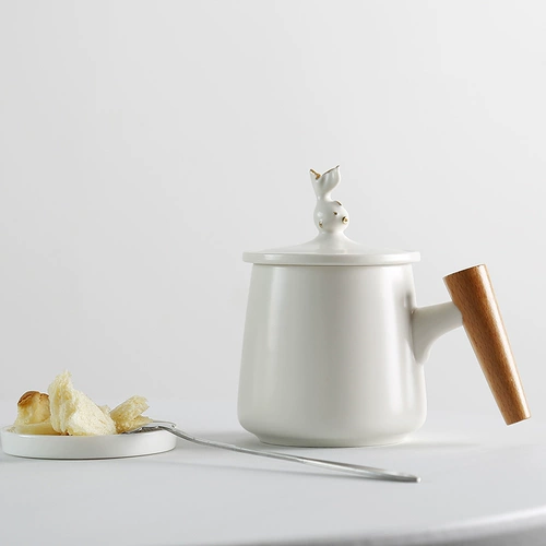 奚遇 Японская в стиле буквы личные офисные керамические чашки пара личности настройка Diy Coffee Shop Cup Cup крышка