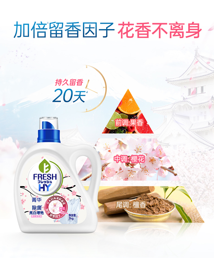 天猫超市 威露士 日本配方菁华  除菌洗衣液 12斤 图7