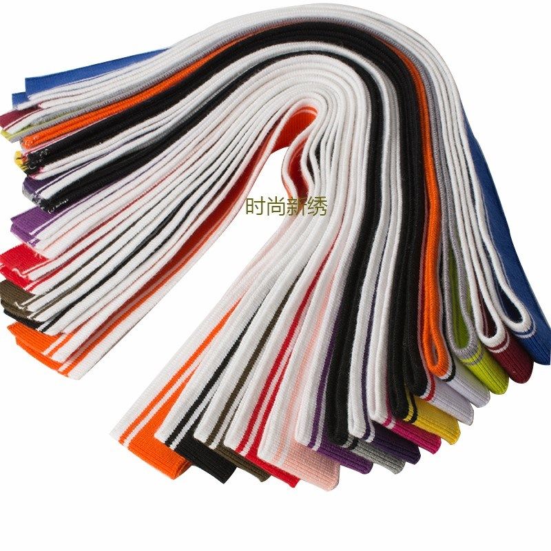 Knitted collar accessories Threaded neckline clothes cuff lengthening accessories elastic clothes T-shirt collar edge fabric