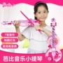 Barbie trẻ em violon cô gái đồ chơi trẻ em câu đố âm nhạc đàn piano bé chơi nhạc cụ 1-3-6 tuổi đàn đồ chơi cho bé