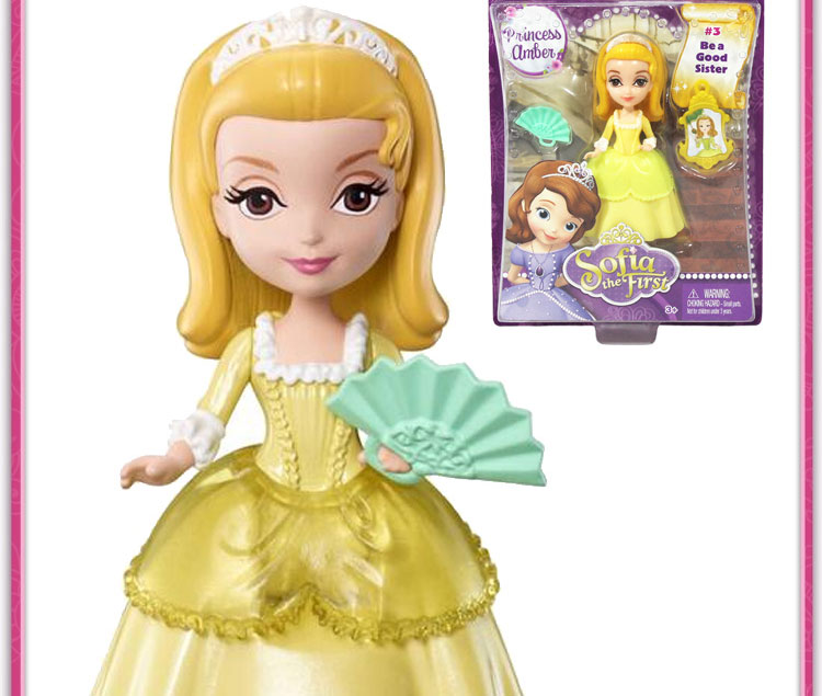 迪士尼小公主苏菲亚玩具基础小娃娃苏菲亚公主