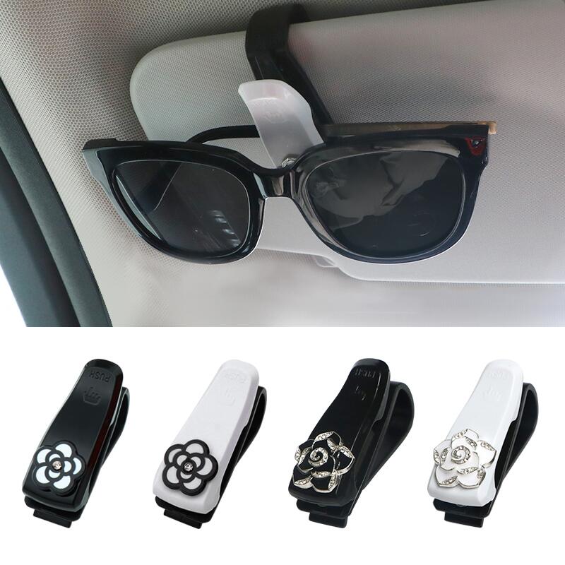 Car glasses clip Creative car multi-function fashion sunglasses bracket Sun visor bill card clip Car supplies