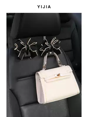 Car hook seat back car multi-function rear seat storage hanger small hook temperament bow decoration supplies