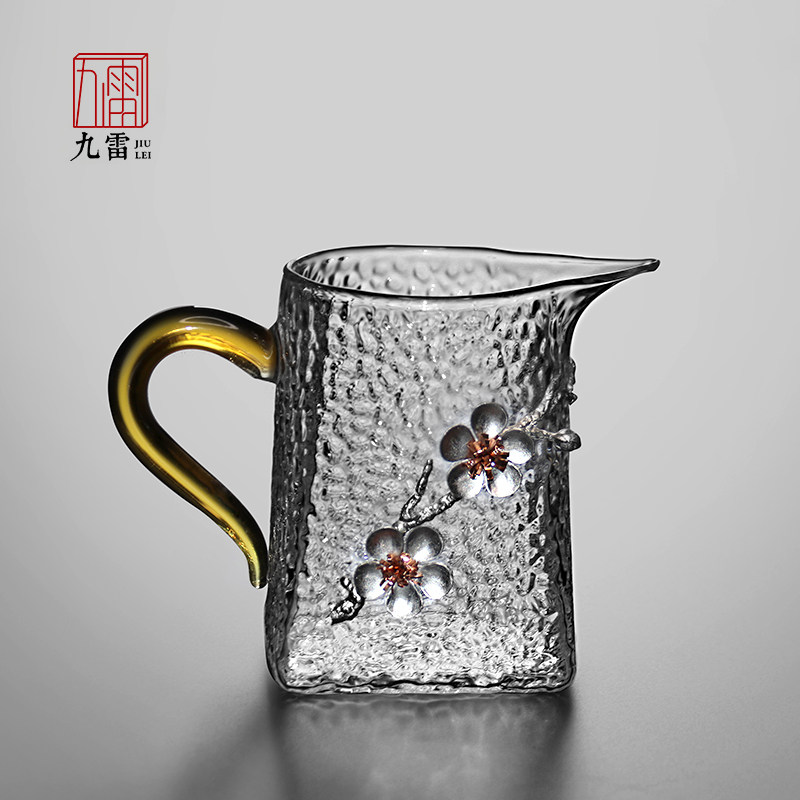 SIMME HUALLA Cup Glass Heat-resistant Tea Sea Hammer Strip thickness belt to leak teapot filter teapot more options