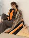 2025 new scarf for women, thickened and warm in winter, Korean style imitation cashmere long shawl, dual-purpose, versatile internet celebrity model