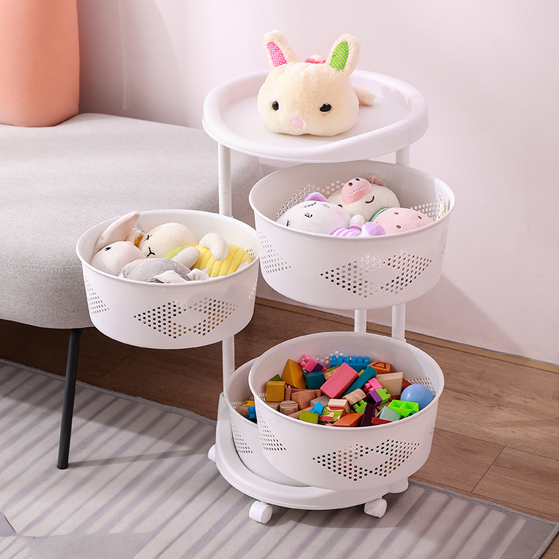 Children's toy containing layer shelf finishing frame multilayer large capacity home baby plotbook snacks classified shelve